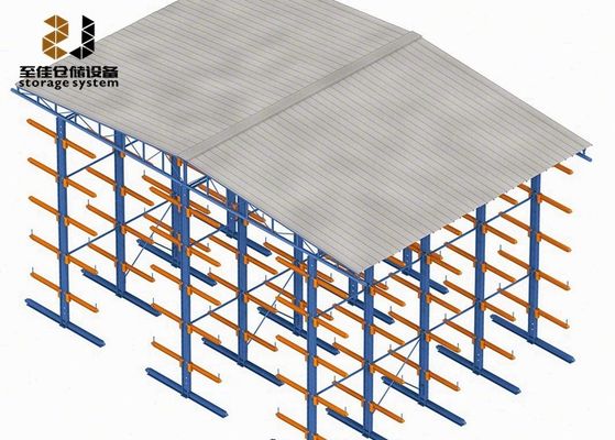 Staal Q235 Cantilever Pallet Racking Anti Corrosion Cantilever Rack Arm ODM OEM