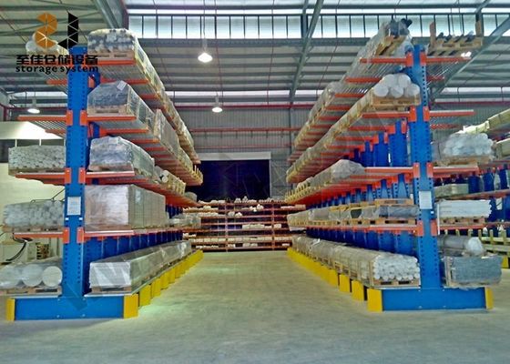 op maat gemaakte staal Q235 Cantilever Houten opslagrek Voor Garage