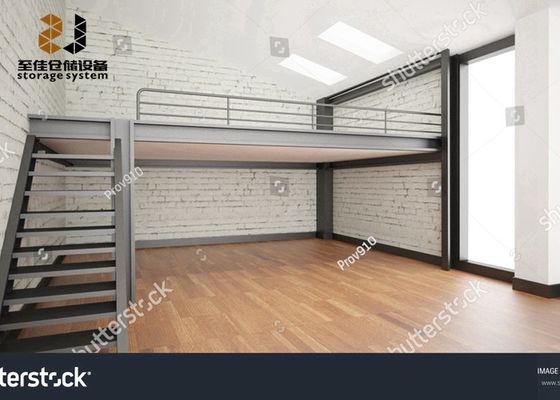 500 kg-1500 kg/m2 Metalen mezzanine vloersystemen Epoxy poeder gecoate afwerking