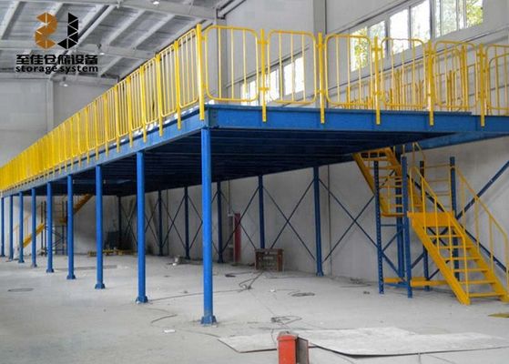 500 kg-1500 kg/m2 Metalen mezzanine vloersystemen Epoxy poeder gecoate afwerking