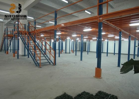 Industrieel mezzanine opslagrek systeem palletrek mezzanine vloer
