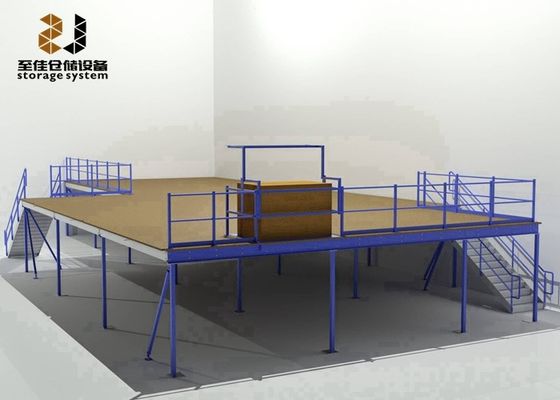Boltloze / Rivet-rekken Max 6000mm rechtop voor magazijngebruik Mezzanine-dek