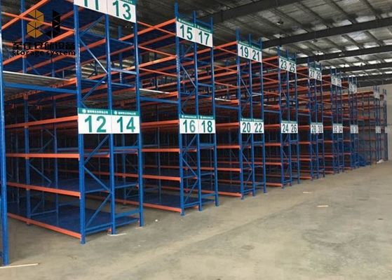 Verstelbare plankhoogte Lichte opslagrek / stalen palletplank Makkelijk te monteren