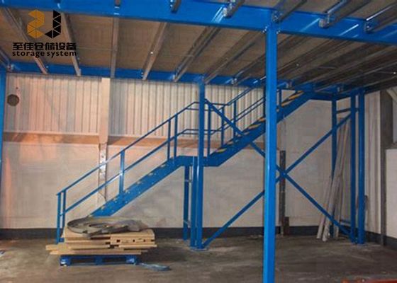Staal Q235 / Q345 Industrial Mezzanine vloeren Twee laag voor magazijn