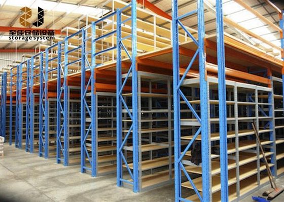 Poedergecoate lichtgewicht opslagrek Warehouse Verstelbare stalen opslagplanken