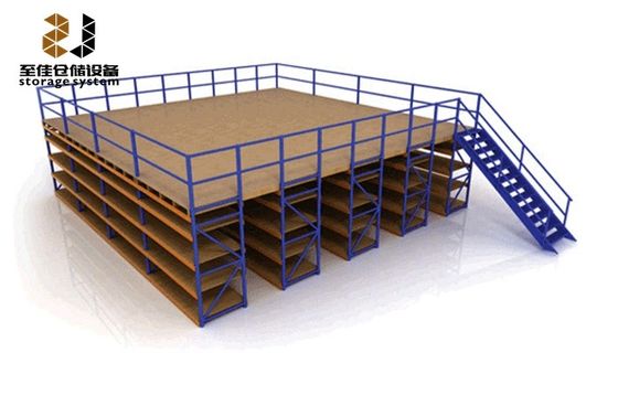 Boltless / Rivet Shelving Mezzanine vloersystemen, Max 6000mm rechtop