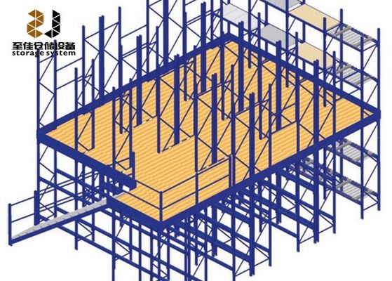 Stabiele commerciële mezzanine vloeren, opslagplaatsen voor werkplaatsen.