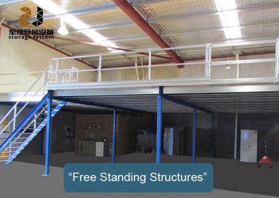 Flexibel mezzanineplatformsysteem met trapcapaciteit 500 kg - 4000 kg/m2