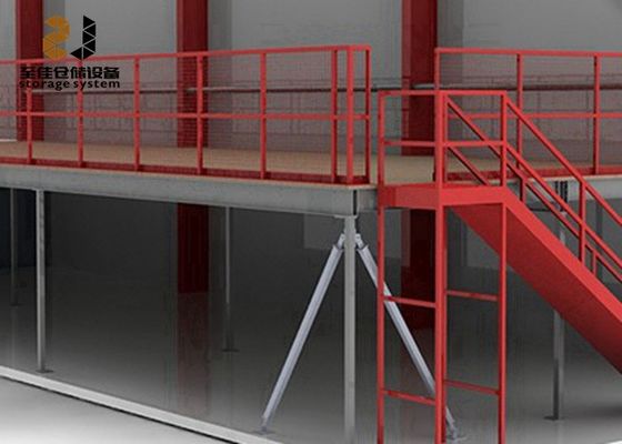 Persoonlijke industriële mezzaninevloeren 500 kg/m2-1500 kg/m2