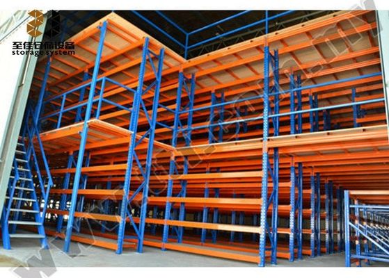 Heavy Duty 2 - 3 laag metalen mezzaninesystemen / stalen opslagplanken