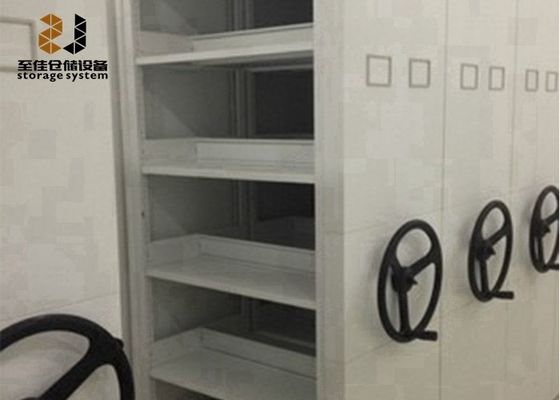 Compacte mobiele planken opslagsystemen Grijz met 3-punts sleutel slot