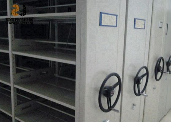Koudrolstaal 6 lagen Verplaatsbare archiefkasten Plank systeem Poedercoating Makkelijk te monteren