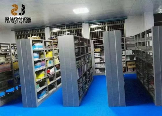 Poedercoating Compacte planken eenvoudig te monteren Hoge dichtheid opslag racksystemen