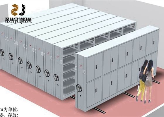 High Density File Storage Systems Makkelijk te monteren Mobiele archiefkastenysteem