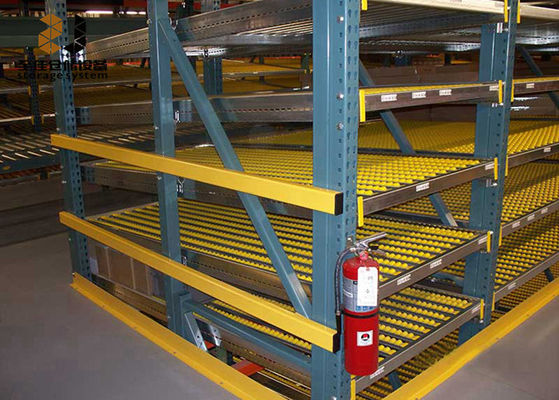Vrijstaande industriële stalen opslagrekken Maximaal 1500 kg kartonnen stroomrekken