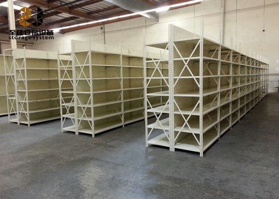 Multi Level Industrial Steel Storage Racks ODM / OEM Pallet Rack Ondersteund Mezzanine