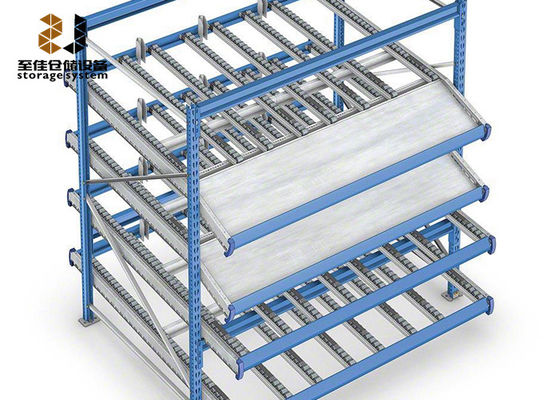 4 Tier Warehouse Metalen opslagrekken Verstelbare Multi Level High Efficiency