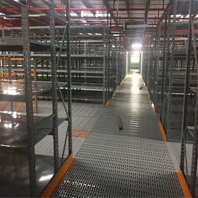 Stalen industriële mezzanine vloeren vloerbelasting 300-1000 kg per vierkante meter voor veelzijdige opslagopties