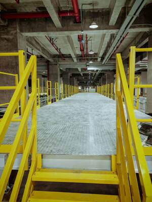 Zware I-balk zolderplatform